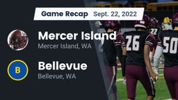 Recap: Mercer Island  vs. Bellevue  2022