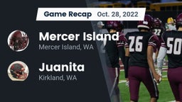 Recap: Mercer Island  vs. Juanita  2022