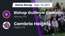 Recap: Bishop Guilfoyle Catholic  vs. Cambria Heights  2017