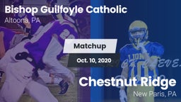 Matchup: Bishop Guilfoyle vs. Chestnut Ridge  2020