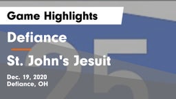 Defiance  vs St. John's Jesuit  Game Highlights - Dec. 19, 2020