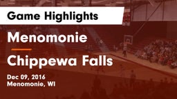 Menomonie  vs Chippewa Falls  Game Highlights - Dec 09, 2016