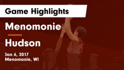 Menomonie  vs Hudson  Game Highlights - Jan 6, 2017