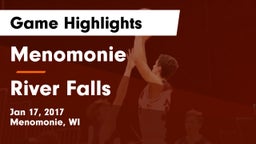 Menomonie  vs River Falls Game Highlights - Jan 17, 2017
