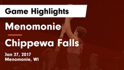 Menomonie  vs Chippewa Falls  Game Highlights - Jan 27, 2017
