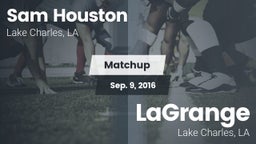 Matchup: Sam Houston High vs. LaGrange  2016