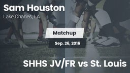 Matchup: Sam Houston High vs. SHHS JV/FR vs St. Louis 2016