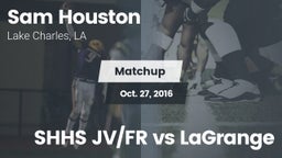 Matchup: Sam Houston High vs. SHHS JV/FR vs LaGrange 2016