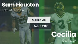 Matchup: Sam Houston High vs. Cecilia  2017