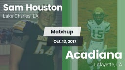 Matchup: Sam Houston High vs. Acadiana  2017