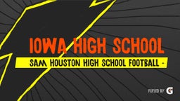 Sam Houston football highlights Iowa High School