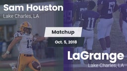 Matchup: Sam Houston High vs. LaGrange  2018