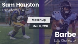 Matchup: Sam Houston High vs. Barbe  2018