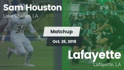 Matchup: Sam Houston High vs. Lafayette  2018