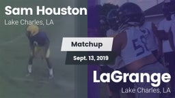 Matchup: Sam Houston High vs. LaGrange  2019