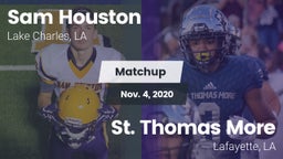 Matchup: Sam Houston High vs. St. Thomas More  2020