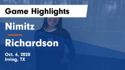 Nimitz  vs Richardson  Game Highlights - Oct. 6, 2020