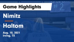Nimitz  vs Haltom  Game Highlights - Aug. 10, 2021
