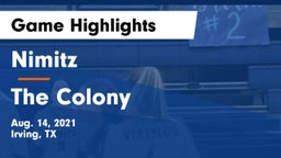 Nimitz  vs The Colony  Game Highlights - Aug. 14, 2021