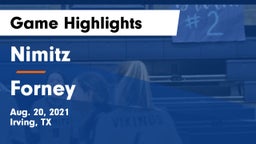 Nimitz  vs Forney  Game Highlights - Aug. 20, 2021