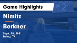 Nimitz  vs Berkner  Game Highlights - Sept. 28, 2021