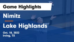 Nimitz  vs Lake Highlands  Game Highlights - Oct. 18, 2022