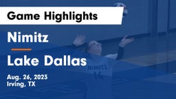Nimitz  vs Lake Dallas  Game Highlights - Aug. 26, 2023