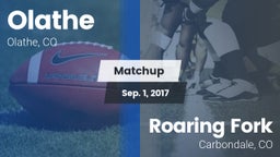 Matchup: Olathe  vs. Roaring Fork  2017