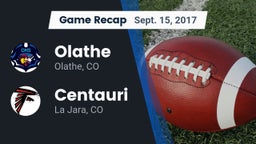 Recap: Olathe  vs. Centauri  2017