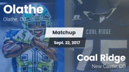 Matchup: Olathe  vs. Coal Ridge  2017