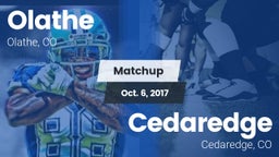 Matchup: Olathe  vs. Cedaredge  2017