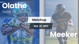 Matchup: Olathe  vs. Meeker  2017
