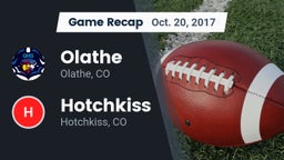 Recap: Olathe  vs. Hotchkiss  2017