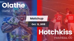 Matchup: Olathe  vs. Hotchkiss  2018