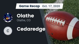 Recap: Olathe  vs. Cedaredge  2020