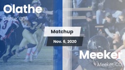 Matchup: Olathe  vs. Meeker  2020