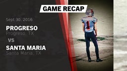 Recap: Progreso  vs. Santa Maria  2016