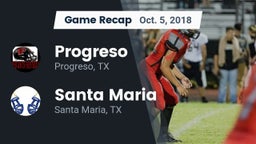 Recap: Progreso  vs. Santa Maria  2018