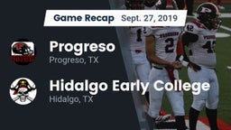 Recap: Progreso  vs. Hidalgo Early College  2019