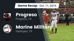 Recap: Progreso  vs. Marine Military  2019