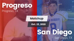 Matchup: Progreso  vs. San Diego  2020