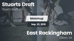 Matchup: Stuarts Draft High vs. East Rockingham 2016