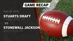 Recap: Stuarts Draft  vs. Stonewall Jackson  2016