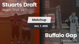 Matchup: Stuarts Draft High vs. Buffalo Gap  2016