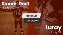 Matchup: Stuarts Draft High vs. Luray  2016