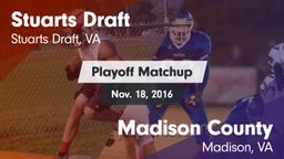 Matchup: Stuarts Draft High vs. Madison County  2016