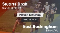 Matchup: Stuarts Draft High vs. East Rockingham  2016