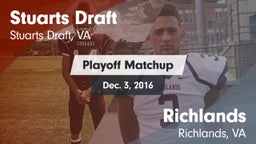 Matchup: Stuarts Draft High vs. Richlands  2016