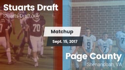 Matchup: Stuarts Draft High vs. Page County  2017
