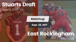 Matchup: Stuarts Draft High vs. East Rockingham  2017